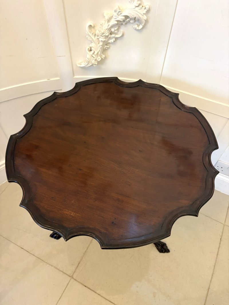 Antique Quality George III Mahogany Tripod Centre Table